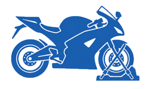 Secure Motorcycle Towing with Special Equipment Blue Icon Upper Marlboro